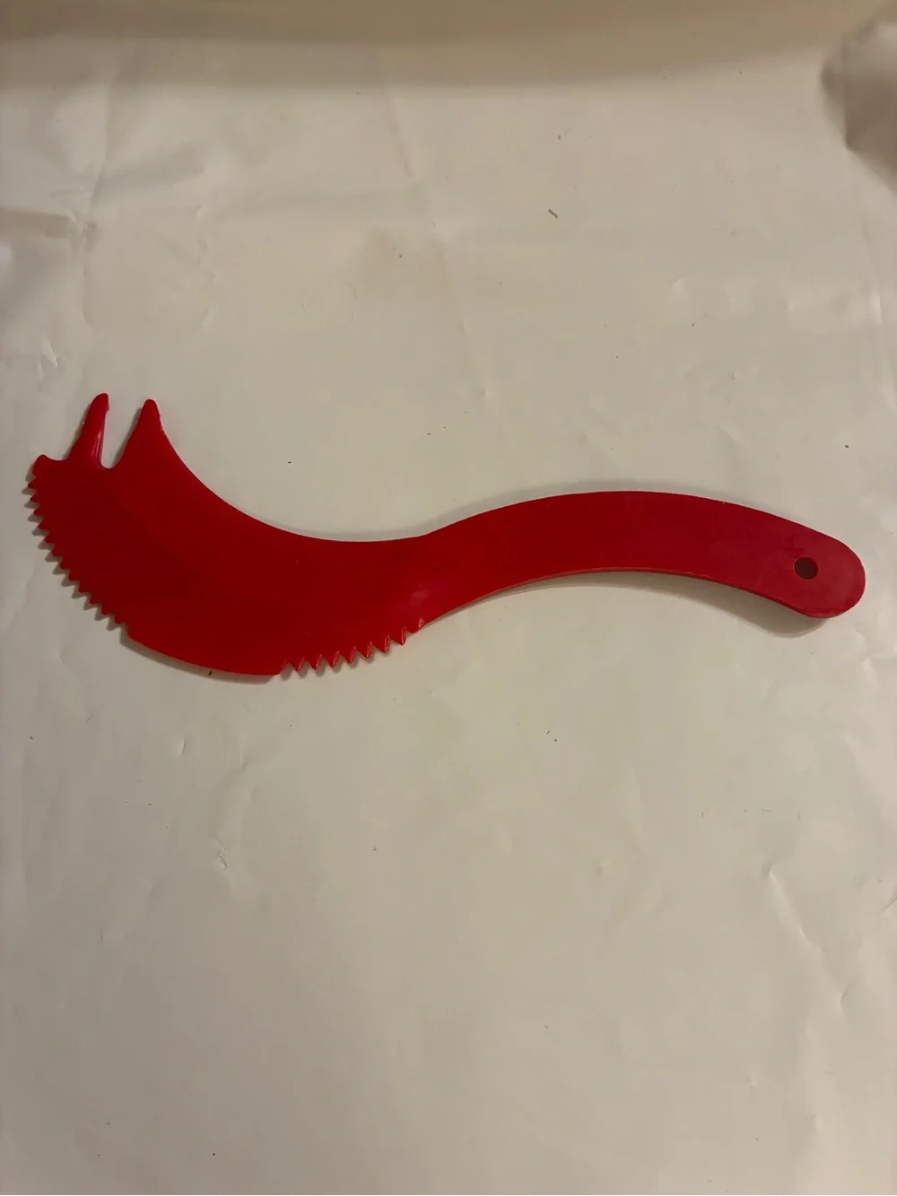 Tupperware Sli Saw All Rocker Cheese knife Red Multi-Purpose Plastic Tool